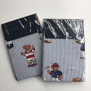 ラルフローレン(Ralph Lauren)のラルフローレン☆ポロベアーストライプ＊ピローケース《2個セット》(シーツ/カバー)