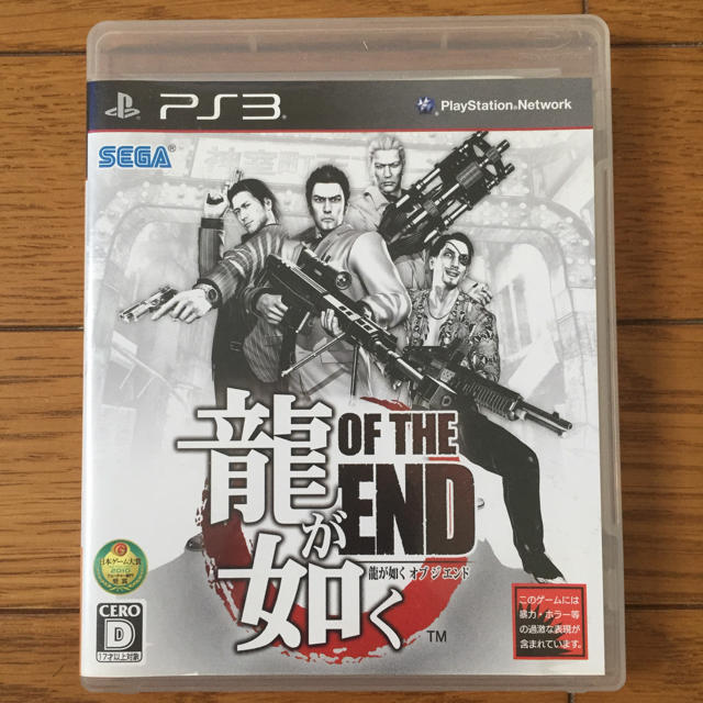 PlayStation3(プレイステーション3)のPS3龍が如くOF THE END エンタメ/ホビーのゲームソフト/ゲーム機本体(家庭用ゲームソフト)の商品写真