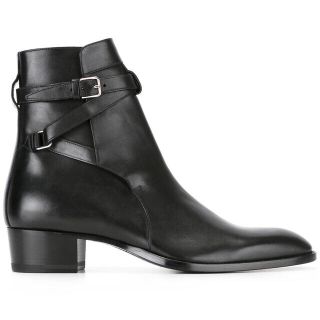 Saint Laurent - saint laurent paris ジョッパーブーツ ヒールブーツ ...