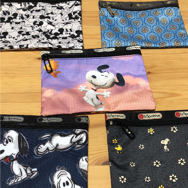 Lesportsac 未使用 レスポ ポーチ 4点セット ディズニー スヌーピーコラボなどの通販 By コメントください レスポートサックならラクマ