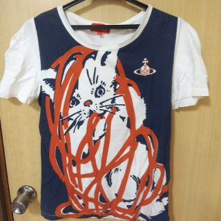 ヴィヴィアン(Vivienne Westwood) 猫 Tシャツ(レディース/半袖)の通販 ...