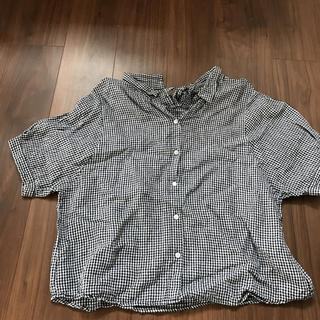 スタディオクリップ(STUDIO CLIP)のフランダースリネンバックリボン半袖シャツ(シャツ/ブラウス(半袖/袖なし))