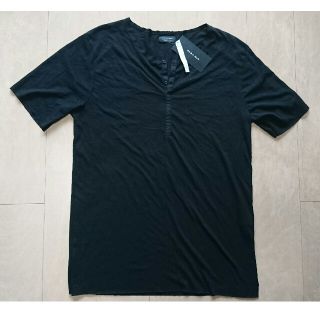 ザラ(ZARA)のZARA カットソー ブラック(Tシャツ/カットソー(半袖/袖なし))