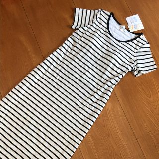 新品★マタニティワンピース/授乳服/妊婦/授乳口 パット入り/マタニティウェア(マタニティワンピース)