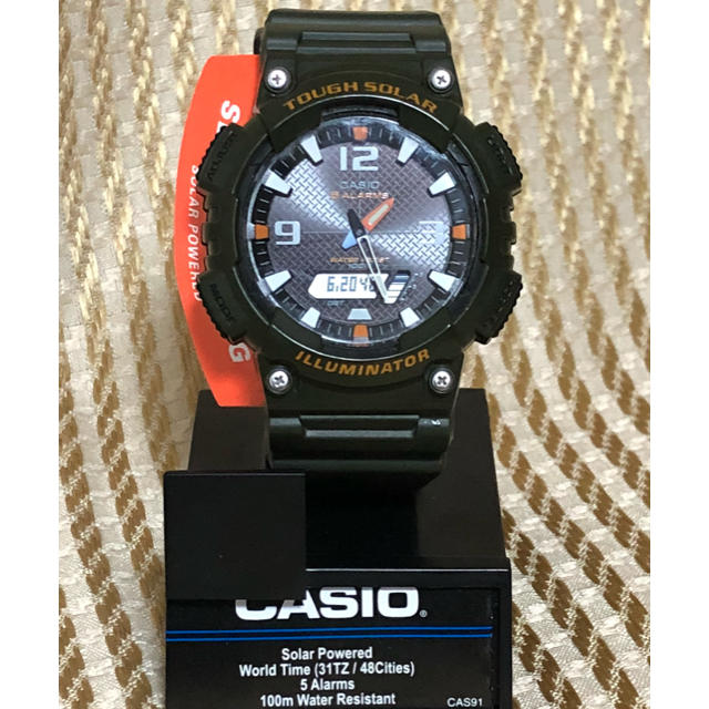 CASIO(カシオ)のカシオ タフソーラー 輸入品 ケース他付属 メンズの時計(腕時計(デジタル))の商品写真