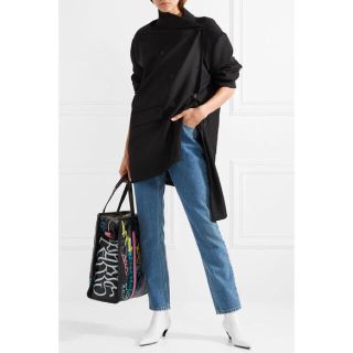 バレンシアガ(Balenciaga)の 新品 BALENCIAGA バレンシアガ レザー アンクル ブーツ ホワイト(ブーツ)