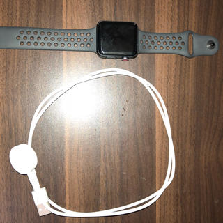 アップルウォッチ(Apple Watch)のApple Watch Nike+ スペースグレイアルミニウムケースNike(腕時計(デジタル))