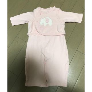 アカチャンホンポ(アカチャンホンポ)の出産準備に!! 『ドレスオール』ベスト付き  女の子(カバーオール)