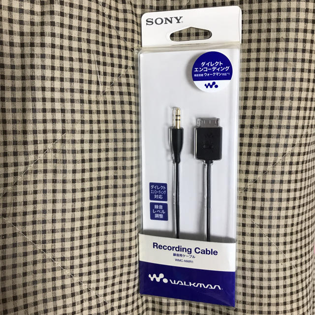 SONY(ソニー)のSONY 録音用ケーブル スマホ/家電/カメラのオーディオ機器(その他)の商品写真