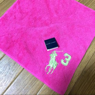 ポロラルフローレン(POLO RALPH LAUREN)のPOLO タオルハンカチ(ハンカチ)