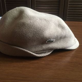 ラコステ(LACOSTE)のラコステ帽子ベージュ在庫確認必要(その他)