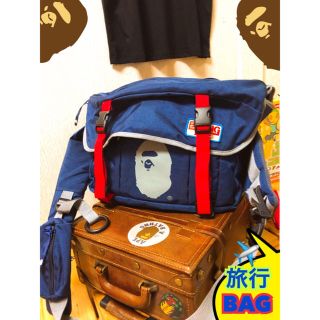 アベイシングエイプ(A BATHING APE)のBAPE レア ボストンバッグ 旅行 キャリーバッグ エイプ スポーツ(ボストンバッグ)