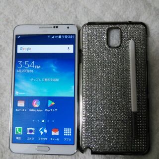 サムスン(SAMSUNG)の最終値下げ　超美品　本体 Galaxy Note 3 au scl22 ホワイト(スマートフォン本体)