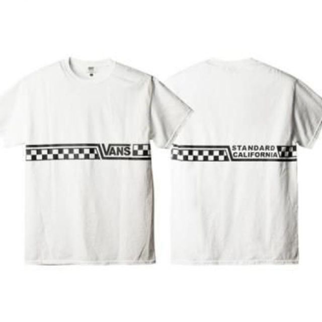 STANDARD CALIFORNIA(スタンダードカリフォルニア)のL スタンダードカリフォルニア VANS x SD Tシャツ チェッカーロゴ メンズのトップス(Tシャツ/カットソー(半袖/袖なし))の商品写真