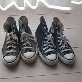 コンバース(CONVERSE)のコンバース グレー&ネイビー 2足セット(スニーカー)