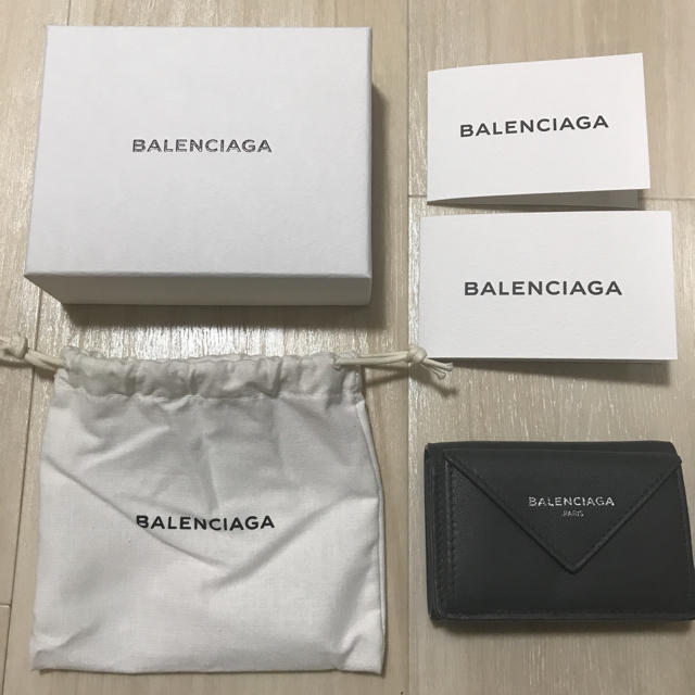 Balenciaga(バレンシアガ)のバレンシアガ ペーパー ミニ ウォレット レディースのファッション小物(財布)の商品写真