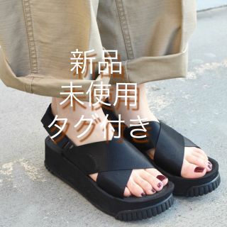 シップス(SHIPS)のSHIPS別注【SHAKA】PLATFORM CROSS 24cm BLACK(サンダル)