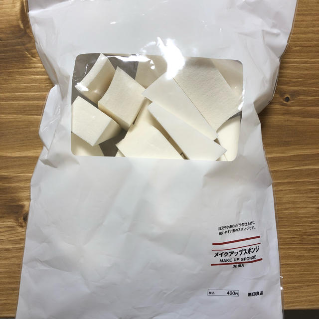 MUJI (無印良品)(ムジルシリョウヒン)の無印良品メイクアップスポンジ24個 コスメ/美容のキット/セット(コフレ/メイクアップセット)の商品写真