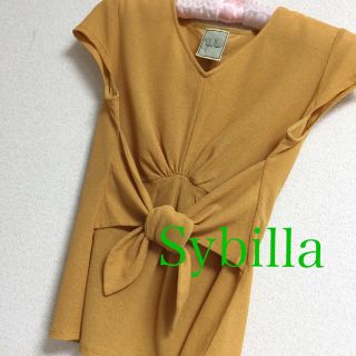 シビラ(Sybilla)のsybilla／シビラ／リボン／カットソー(カットソー(半袖/袖なし))