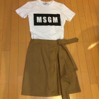 スリーワンフィリップリム(3.1 Phillip Lim)の値下げしました！フィリップリム コットンフリルスカート(ひざ丈スカート)