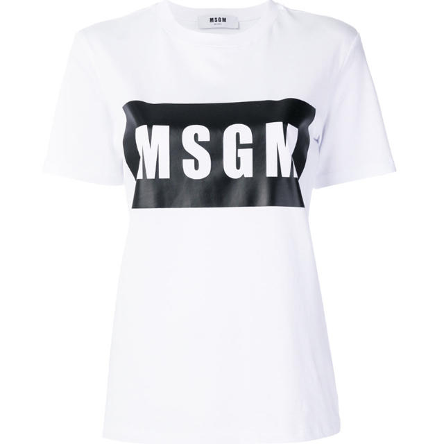 ⚠️訳あり  MSGM ロゴプリントTシャツ