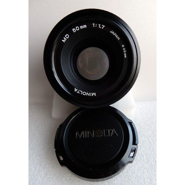 人気の単焦点50mm F1.7 ミノルタMinolta レンズ