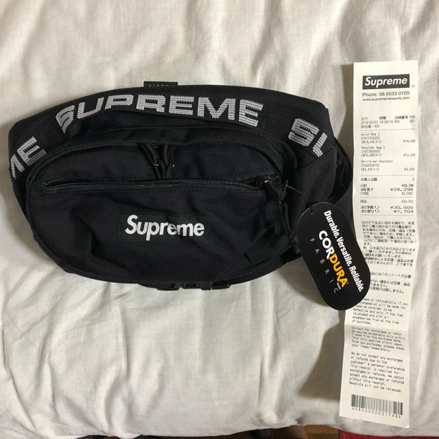 SUPREME 18ss Waist Bag ウエストバッグ 国内 新品-