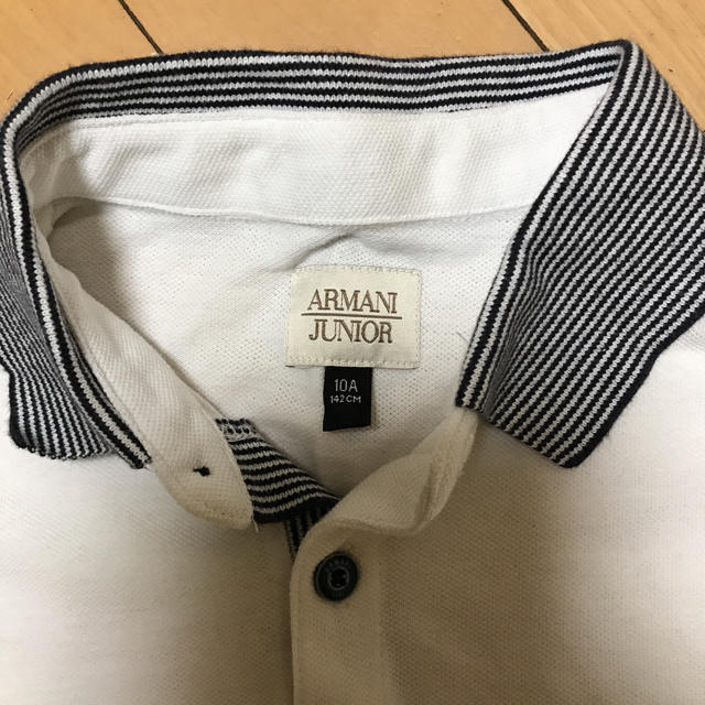 ARMANI JUNIOR(アルマーニ ジュニア)のアルマーニジュニア 半袖ポロシャツ キッズ/ベビー/マタニティのキッズ服男の子用(90cm~)(Tシャツ/カットソー)の商品写真