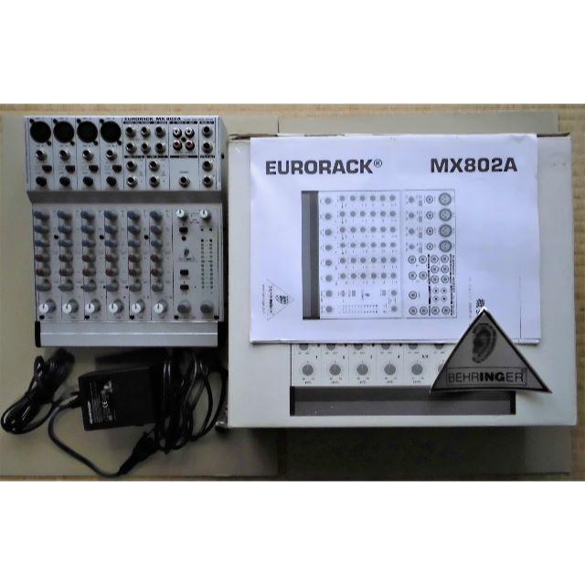 BEHRINGER  EURORACK MX802A 楽器のレコーディング/PA機器(ミキサー)の商品写真