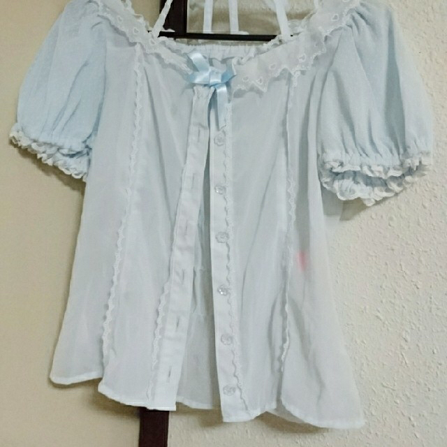 Angelic Pretty(アンジェリックプリティー)のAngelic Pretty   シフォントップス レディースのトップス(カットソー(半袖/袖なし))の商品写真