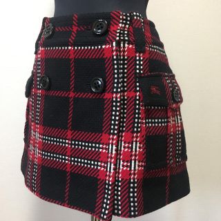 バーバリーブルーレーベル(BURBERRY BLUE LABEL)の【美品】バーバリーブルーレーベル スカート(ミニスカート)