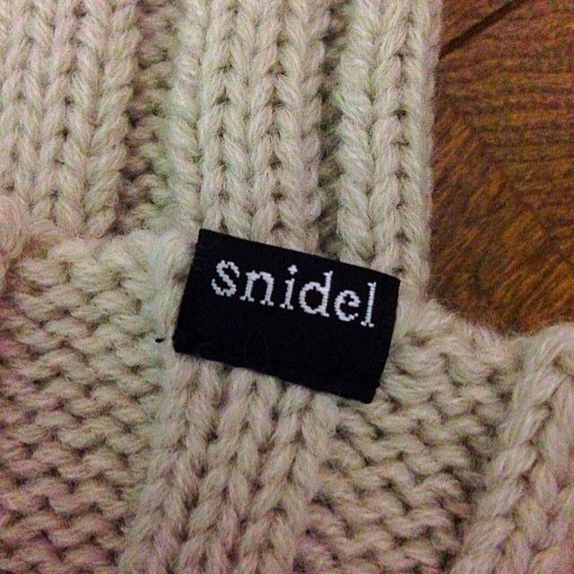 SNIDEL(スナイデル)のsnidel ニット帽 レディースの帽子(ニット帽/ビーニー)の商品写真