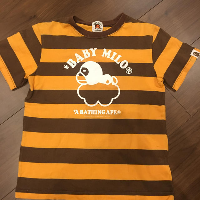 A BATHING APE(アベイシングエイプ)のBAPE KIDS Tシャツ② キッズ/ベビー/マタニティのキッズ服男の子用(90cm~)(Tシャツ/カットソー)の商品写真