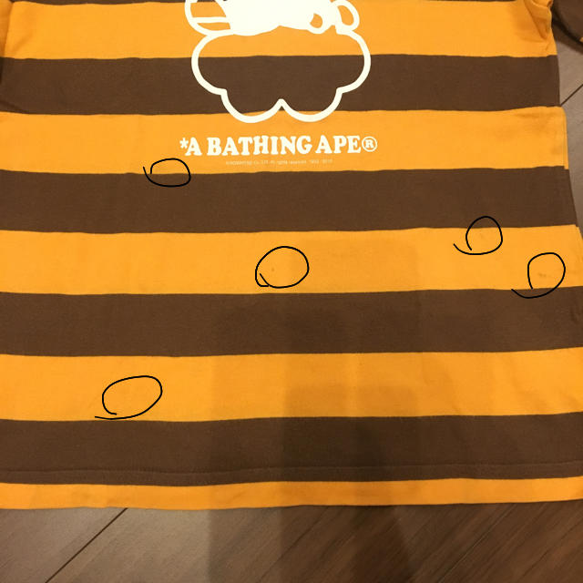 A BATHING APE(アベイシングエイプ)のBAPE KIDS Tシャツ② キッズ/ベビー/マタニティのキッズ服男の子用(90cm~)(Tシャツ/カットソー)の商品写真