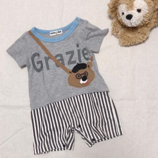 シマムラ(しまむら)のベビー半袖ロンパース 70size(ロンパース)