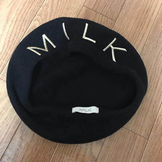 ミルク(MILK)のmilk ベレー帽(ハンチング/ベレー帽)