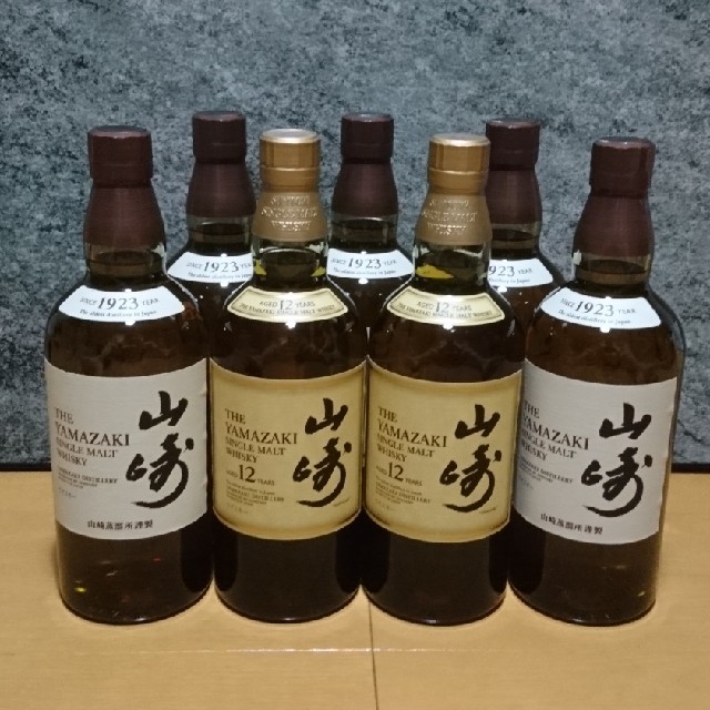 サントリー(サントリー)の山崎 12年 2本 ＮＶ 5本 700ml 食品/飲料/酒の酒(ウイスキー)の商品写真