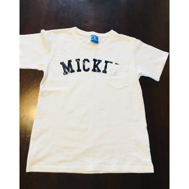 Right-on(ライトオン)のキッズ mickeyロゴTシャツ 140㌢ キッズ/ベビー/マタニティのキッズ服女の子用(90cm~)(Tシャツ/カットソー)の商品写真