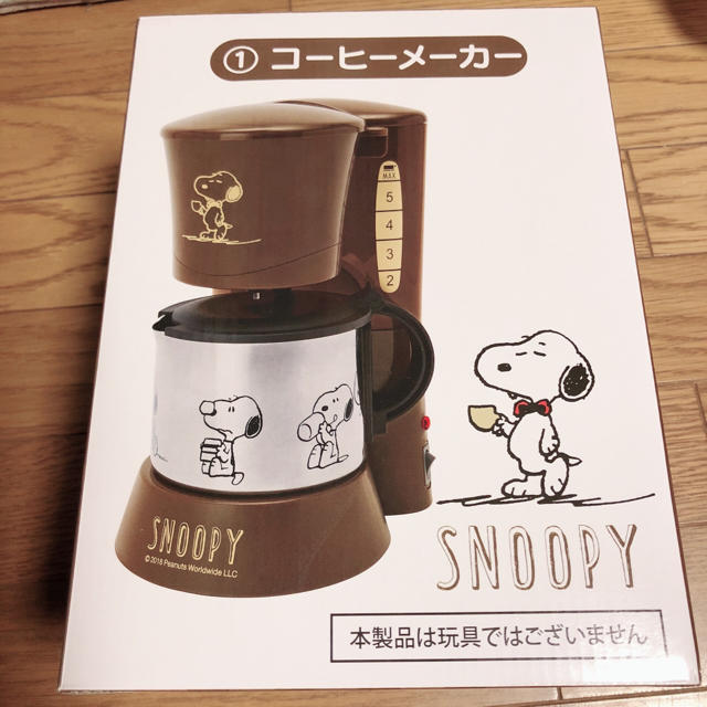 SNOOPY(スヌーピー)のスヌーピー コーヒーメーカー スマホ/家電/カメラの調理家電(コーヒーメーカー)の商品写真