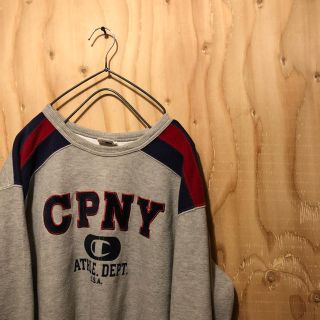 チャンピオン(Champion)の【送料無料】USED お洒落トレーナー ユニセックス Champion 古着(スウェット)