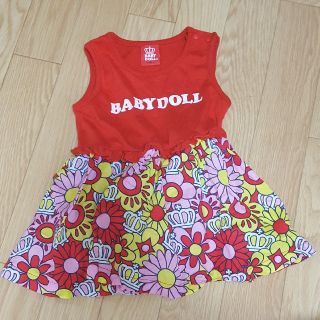 ベビードール(BABYDOLL)のBABYDOLL ワンピース 90cm 女の子 美品 激安 ♡(ワンピース)