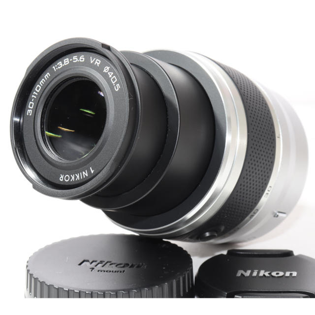 Nikon(ニコン)の❤極上美品❤ニコンミラーレス用望遠❤Nikon 1 30-110mm VR スマホ/家電/カメラのカメラ(レンズ(ズーム))の商品写真