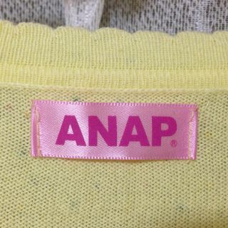 アナップ(ANAP)のえり様用★ドットカーディガン ANAP(カーディガン)