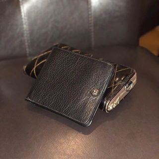 クロムハーツ(Chrome Hearts)のクロムハーツ  ウォレット 財布 1スナップ 本日限定価格(折り財布)