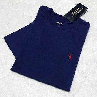 ポロラルフローレン(POLO RALPH LAUREN)の1点のみ☆新品✨コットンTシャツ / ブルー ボーイズ S(140)(Tシャツ/カットソー)