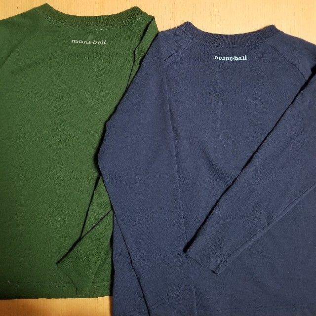 mont bell(モンベル)のmont-bell キッズ長袖Tシャツ　２枚セット キッズ/ベビー/マタニティのキッズ服男の子用(90cm~)(Tシャツ/カットソー)の商品写真