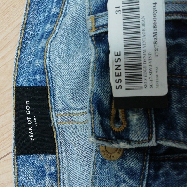 FEAR OF GOD(フィアオブゴッド)のレアサイズ　fearofgod jeans 31  メンズのパンツ(デニム/ジーンズ)の商品写真