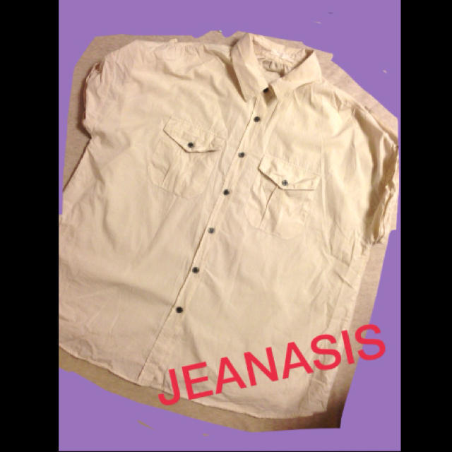 JEANASIS(ジーナシス)の【JENASIS】BIGシルエットシャツ レディースのトップス(シャツ/ブラウス(半袖/袖なし))の商品写真