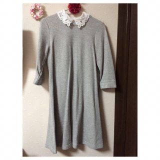 シップスフォーウィメン(SHIPS for women)のkhaju♡襟付きワンピース(ひざ丈ワンピース)