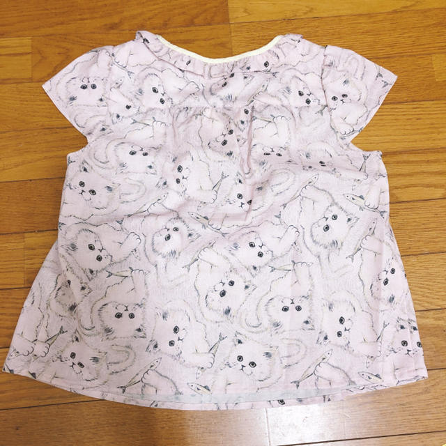 franche lippee(フランシュリッペ)のフランシュリッペ ねこ柄ブラウス レディースのトップス(シャツ/ブラウス(半袖/袖なし))の商品写真